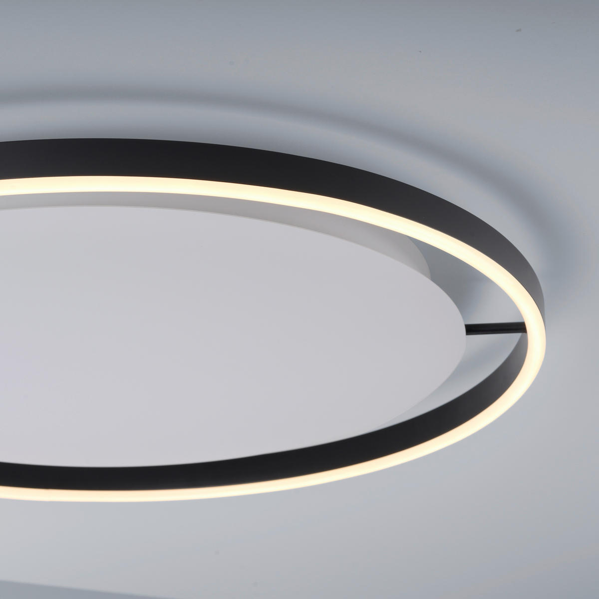Just Light LED-Deckenleuchte RITUS 15392-13 weiß anthrazit Metall H/D: ca. 5,3x58,5 cm 1 Brennstellen RITUS - weiß/anthrazit (58,50/5,30cm) - Just Light