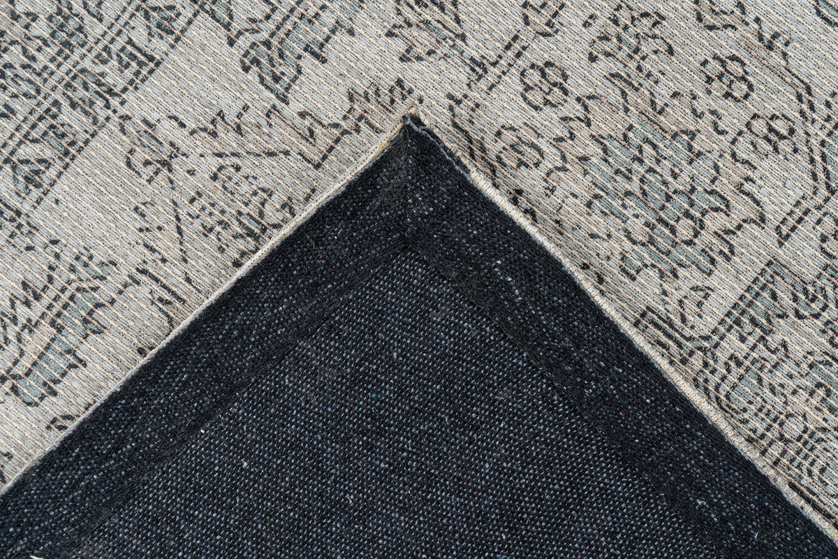 Kayoom Flachflorteppich Perry 325 taupe B/L: ca. 80x150 cm Perry 325 - grün/taupe (80,00/150,00cm) - Kayoom