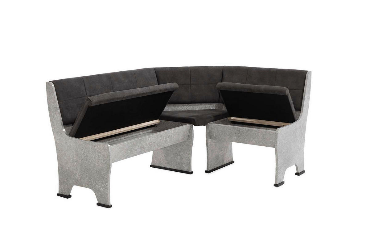 Eckbankgruppe  Beton B/T: ca. 100x65 cm Tigris_Eckbankgruppe_6003620 - Beton/grau (100,00/65,00cm)