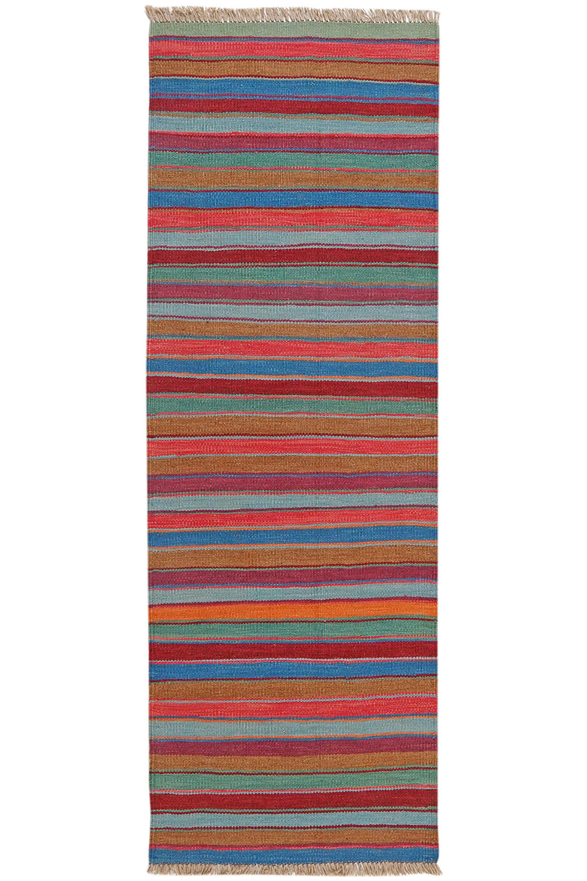 PersaTepp Teppich Kelim Gashgai multicolor B/L: ca. 62x181 cm Kelim Gashgai - multicolor (62,00/181,00cm) - PersaTepp