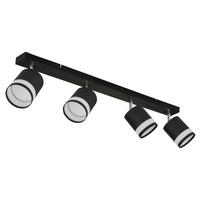 GLOBO Strahler Lucero - schwarz/Opal (80,00/8,20/18,50cm) - GLOBO