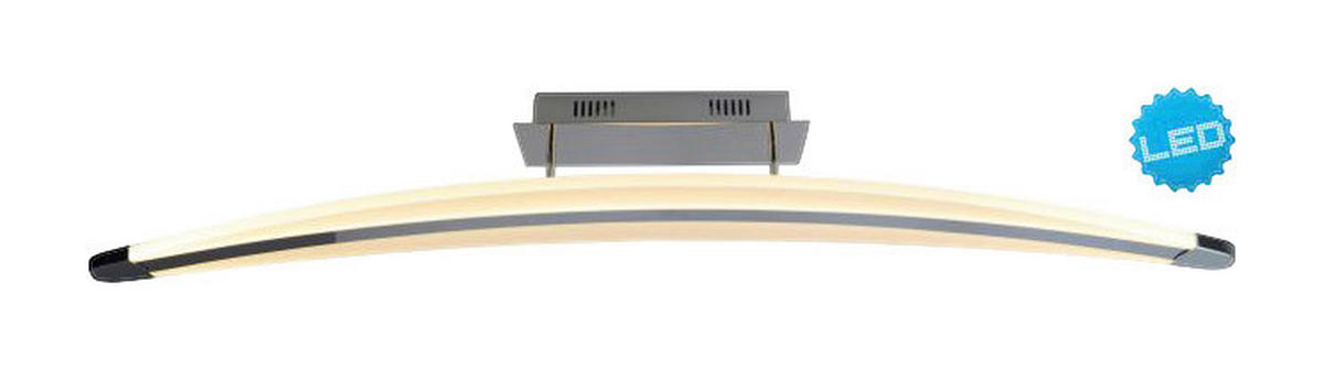 Näve Leuchten LED Deckenleuchte NV1232742 Chrom Aluminium B/H/T: ca. 11x15x100 cm null 1 Brennstellen Bow - Chrom (11,00/15,00/100,00cm) - Näve Leuchten