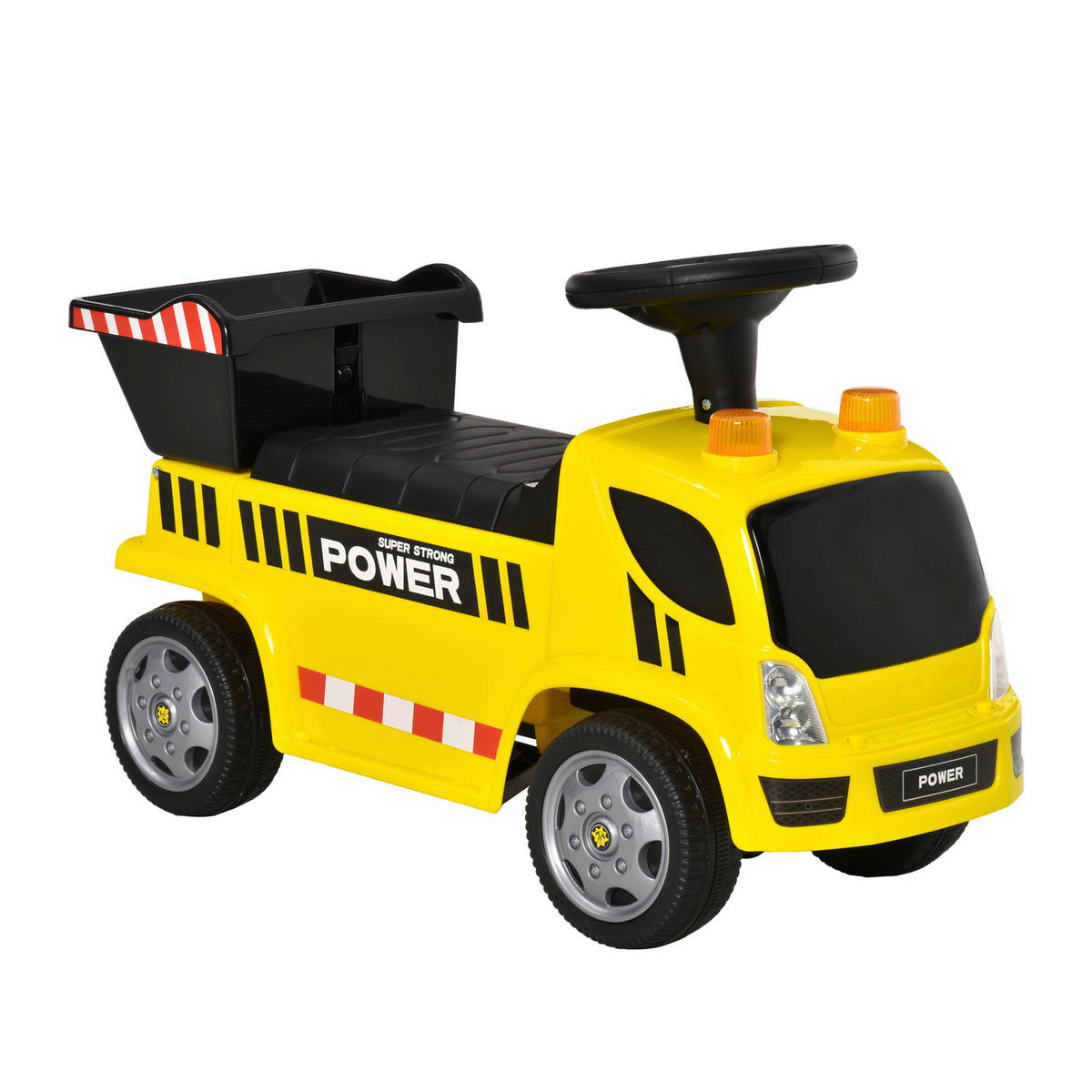HOMCOM Kinder-Rutschauto gelb B/H/L: ca. 28,2x42x72 cm Rutschauto - gelb (72,00/28,20/42,00cm) - HOMCOM