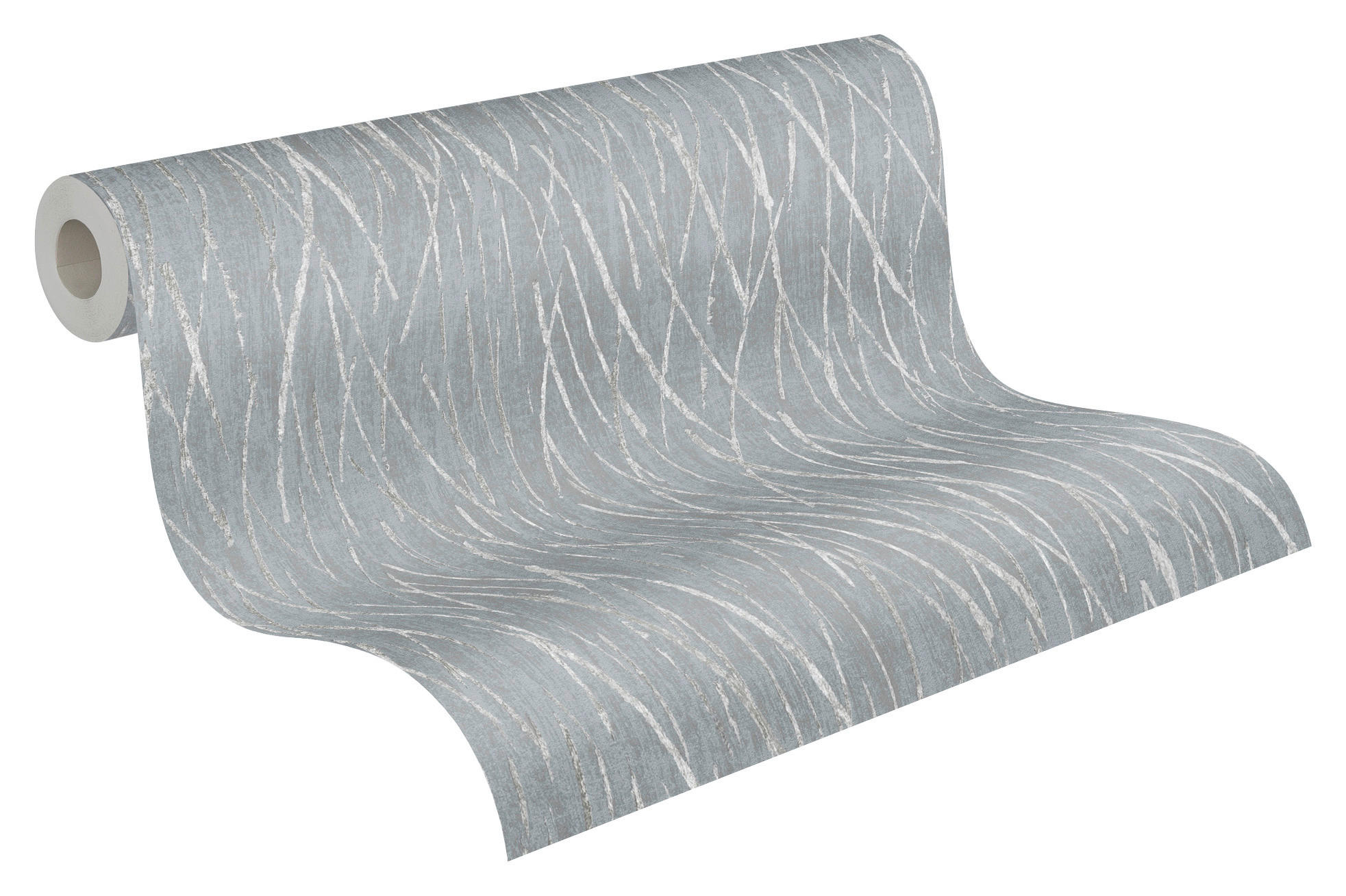 A.S.Creation Vliestapete silber grau B/H/D: ca. 53x1005x8,6 cm Vliestapete - silber/grau (8,60/1005,00cm) - A.S.Creation