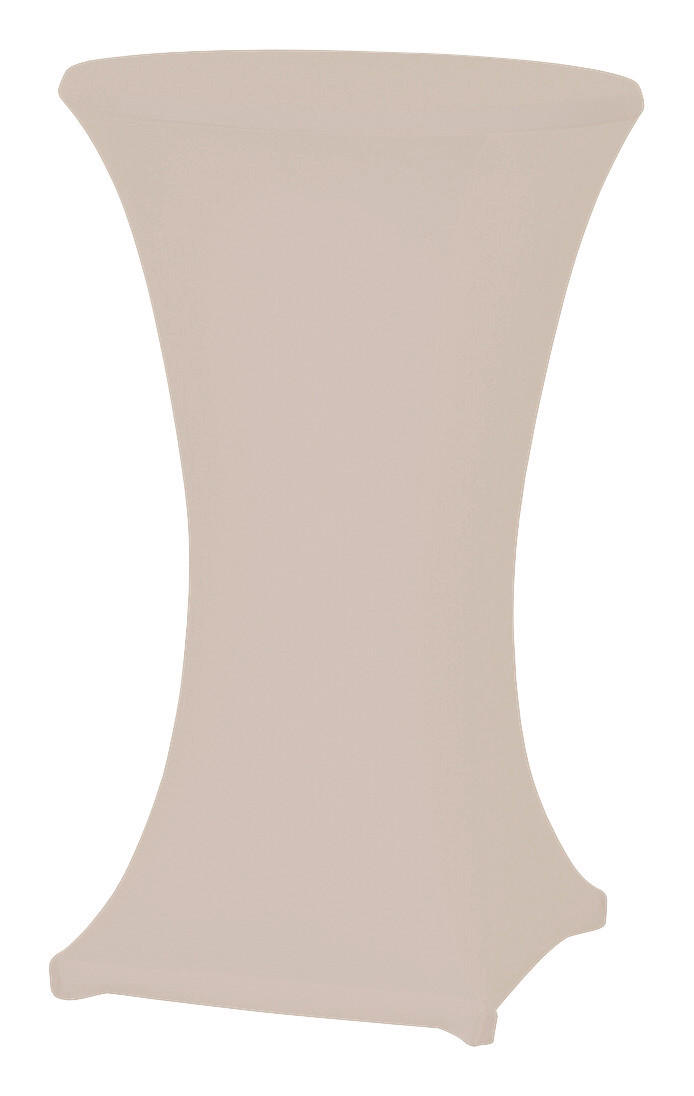 Gardamo Stehtischhusse champagner Polyester B/H/L: ca. 21x2,5x30,5 cm Stehtisch-Husse - champagner (30,50/21,00/2,50cm) - Gardamo