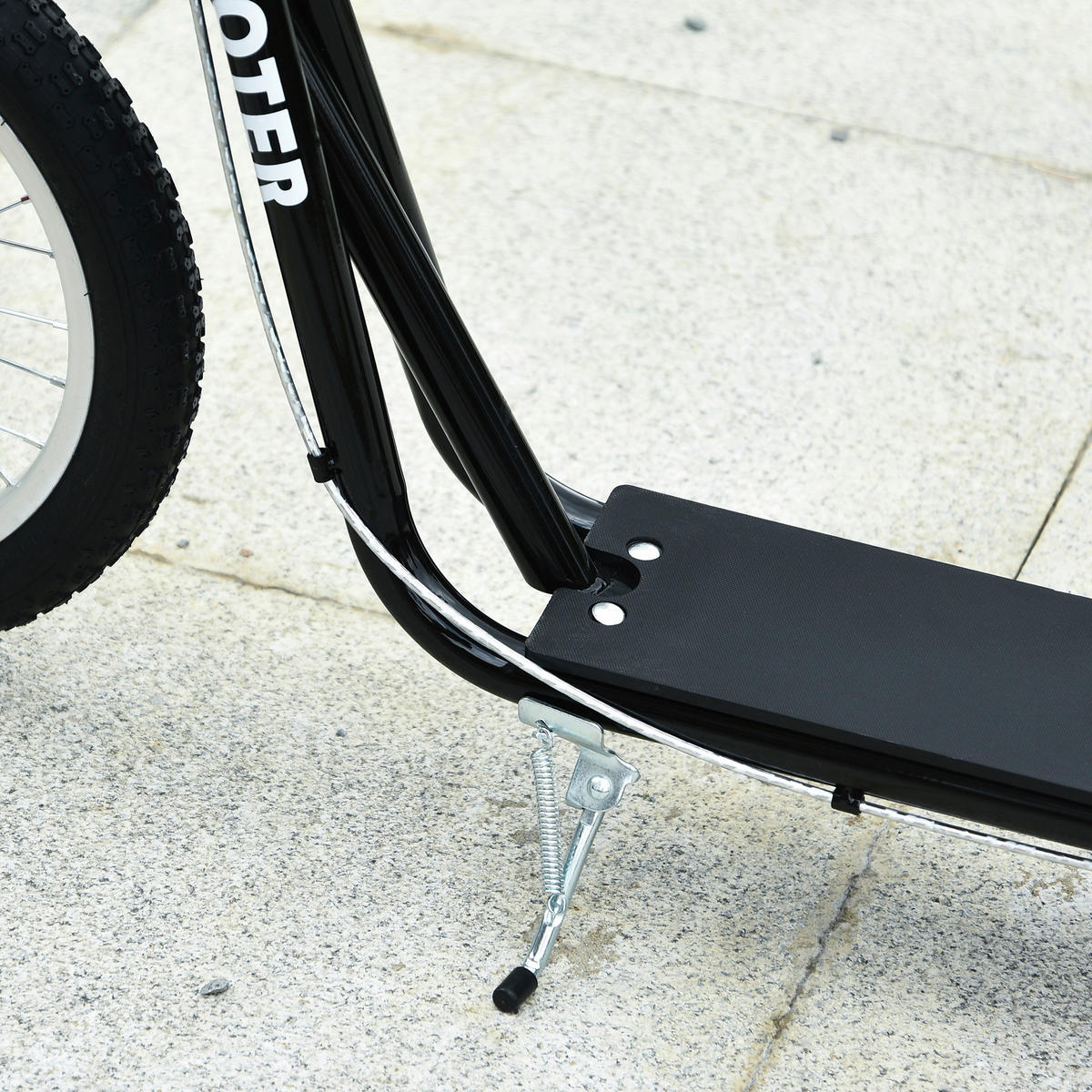 schwarz Kinderscooter 371-021BK - schwarz (139,00/58,00/96,00cm) - HOMCOM