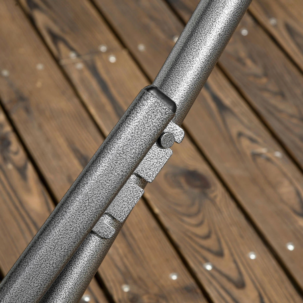 Outsunny Hängemattengestell Hängemattengestell - grau (290,00/92,00/88,00cm) - Outsunny