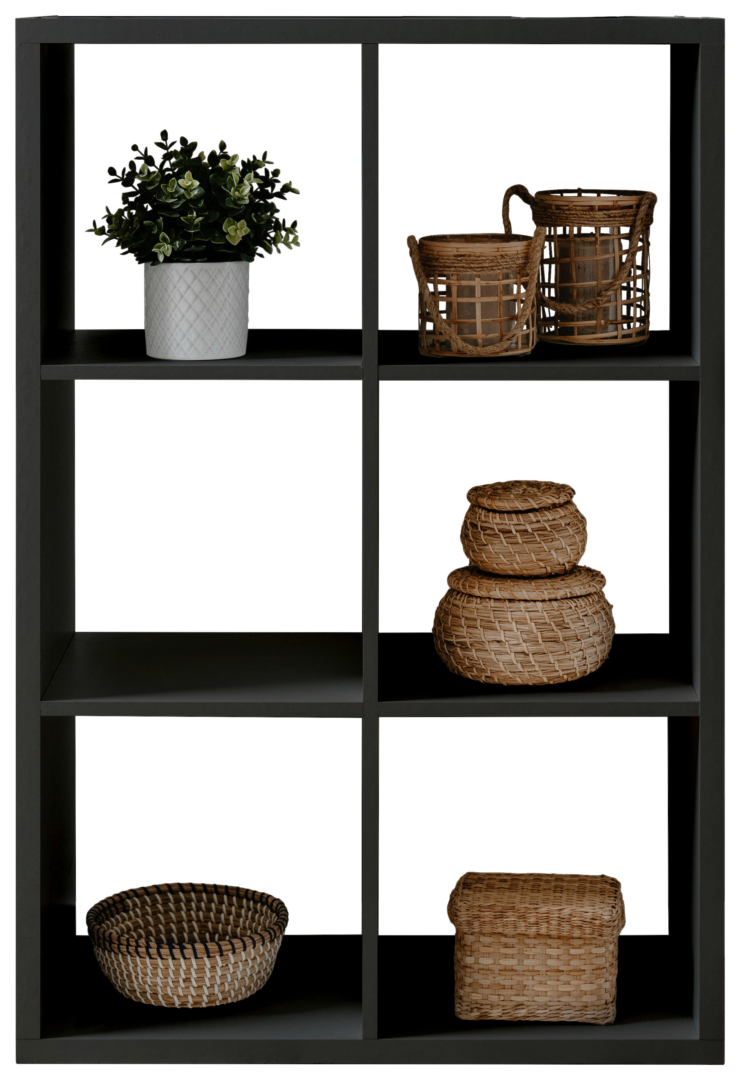 Raumteiler Max anthrazit B/H/T: ca. 73x107x33 cm Max - anthrazit (73,00/107,00/33,00cm)