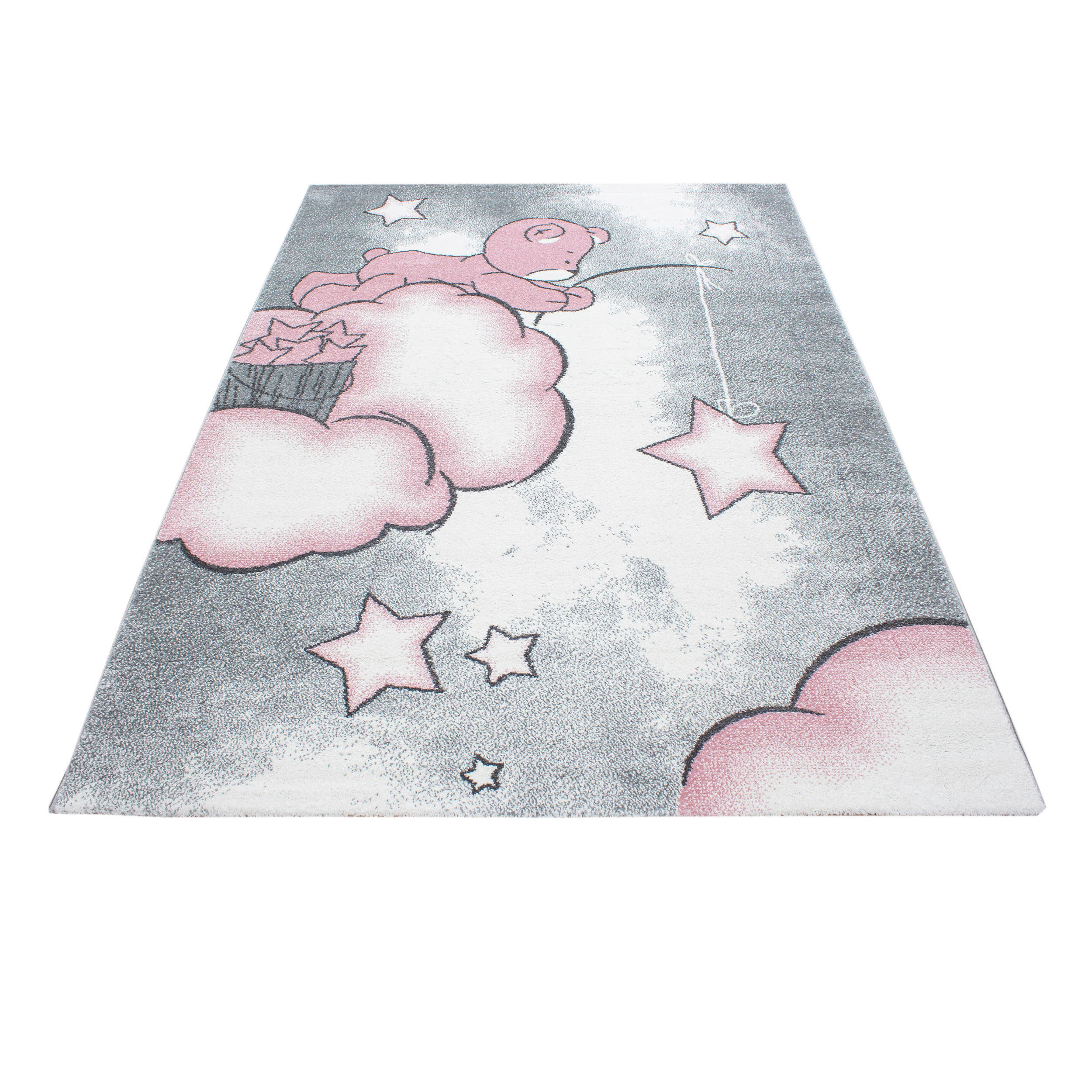 Ayyildiz Teppich KIDS pink B/L: ca. 200x290 cm KIDS - pink (200,00/290,00cm) - Ayyildiz