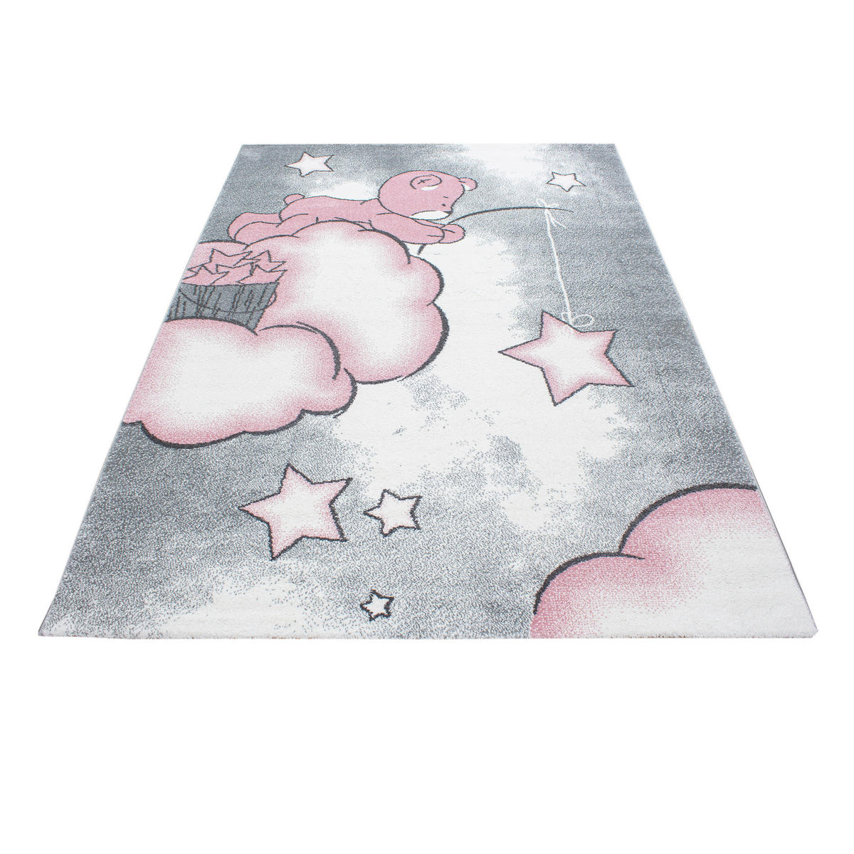 Ayyildiz Teppich KIDS pink B/L: ca. 140x200 cm KIDS - pink (140,00/200,00cm) - Ayyildiz