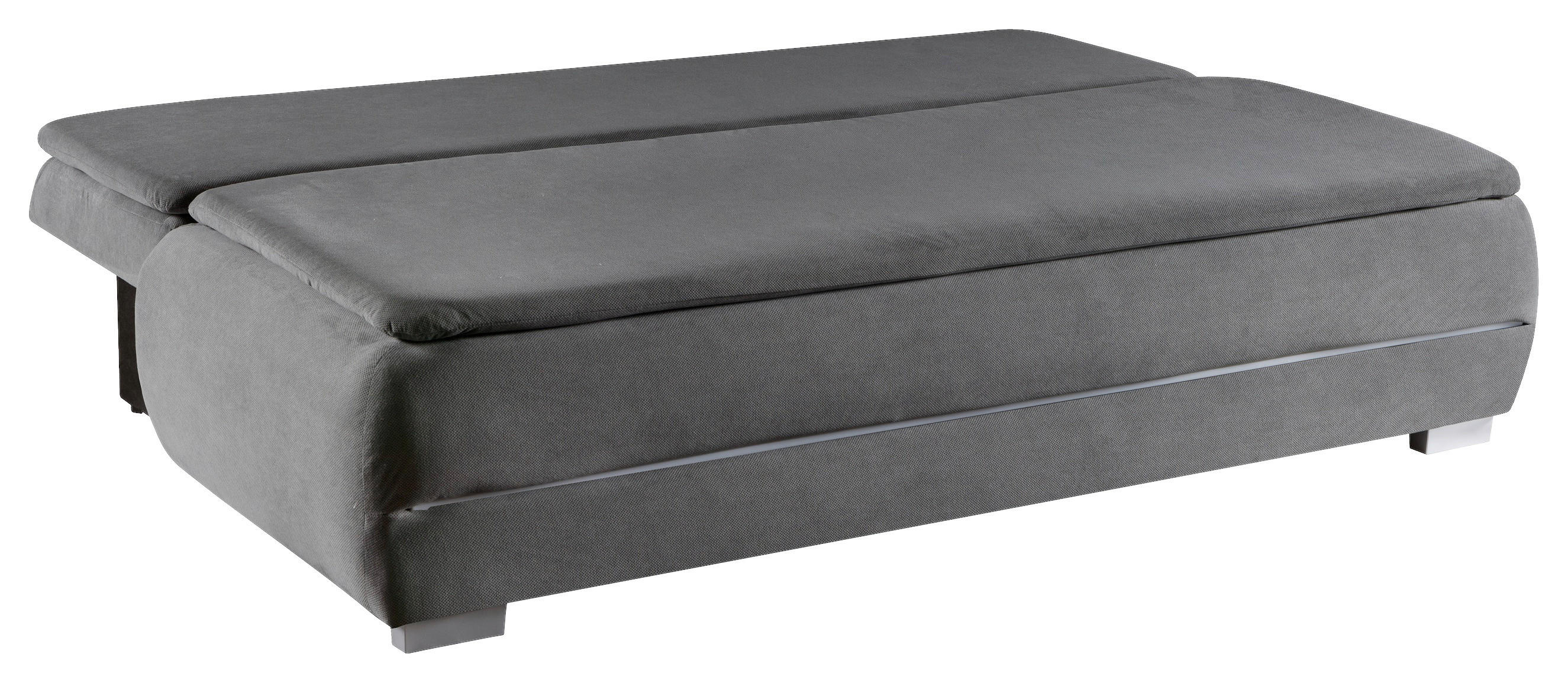 Schlafsofa Tekla grau B/H/T: ca. 212x97x98 cm Tekla - silber/grau (212,00/97,00/98,00cm)