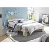 Futonbett Lyon Eiche Sonoma Nachbildung weiß Liegefläche B/L: ca. 140x200 cm Lyon - Eiche/weiß (146,00/69,00/211,00cm)