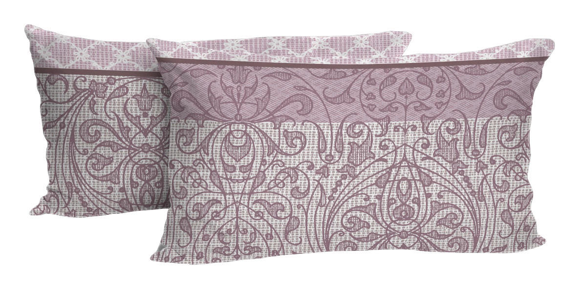 Kissenbezug Satin Kissenbezug-Satin_2erPack 40x80cm - beere (80,00/40,00cm)