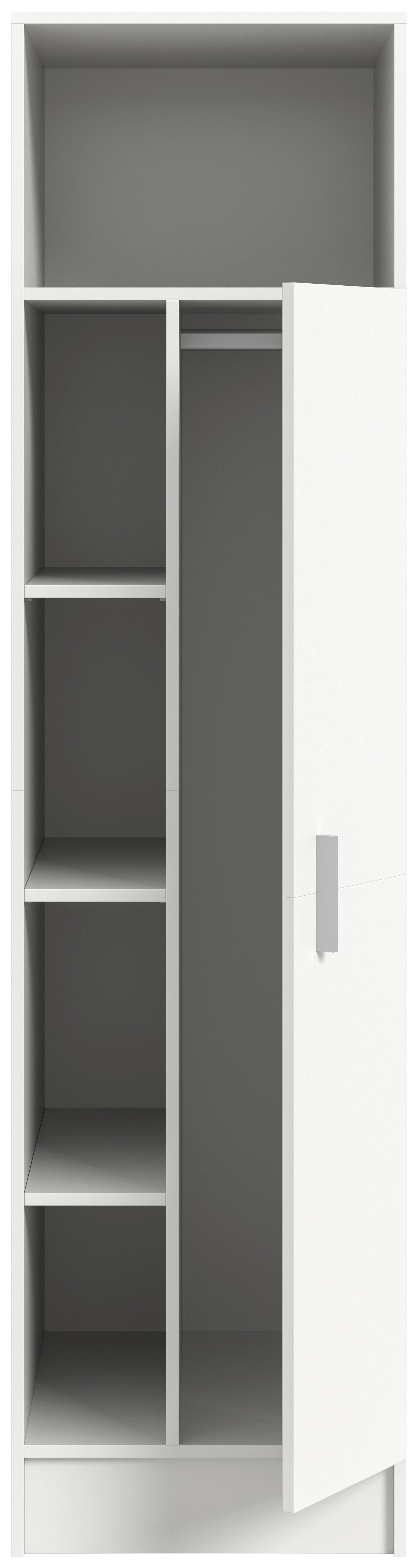 Mehrzweckschrank Free weiß B/H/T: ca. 50x196x68 cm Free - weiß (50,00/196,00/68,00cm) - xonox.home