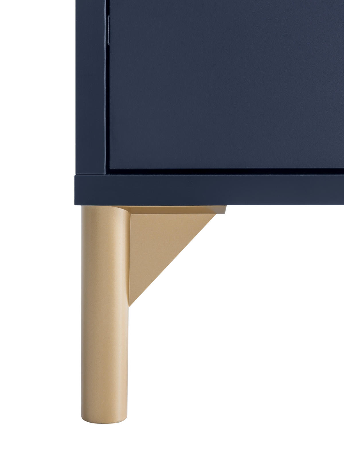 Kommode Alfa blau dunkel B/H/T: ca. 80,1x94,4x40 cm Alfa - blau (80,10/94,40/40,00cm) - Möbelpartner