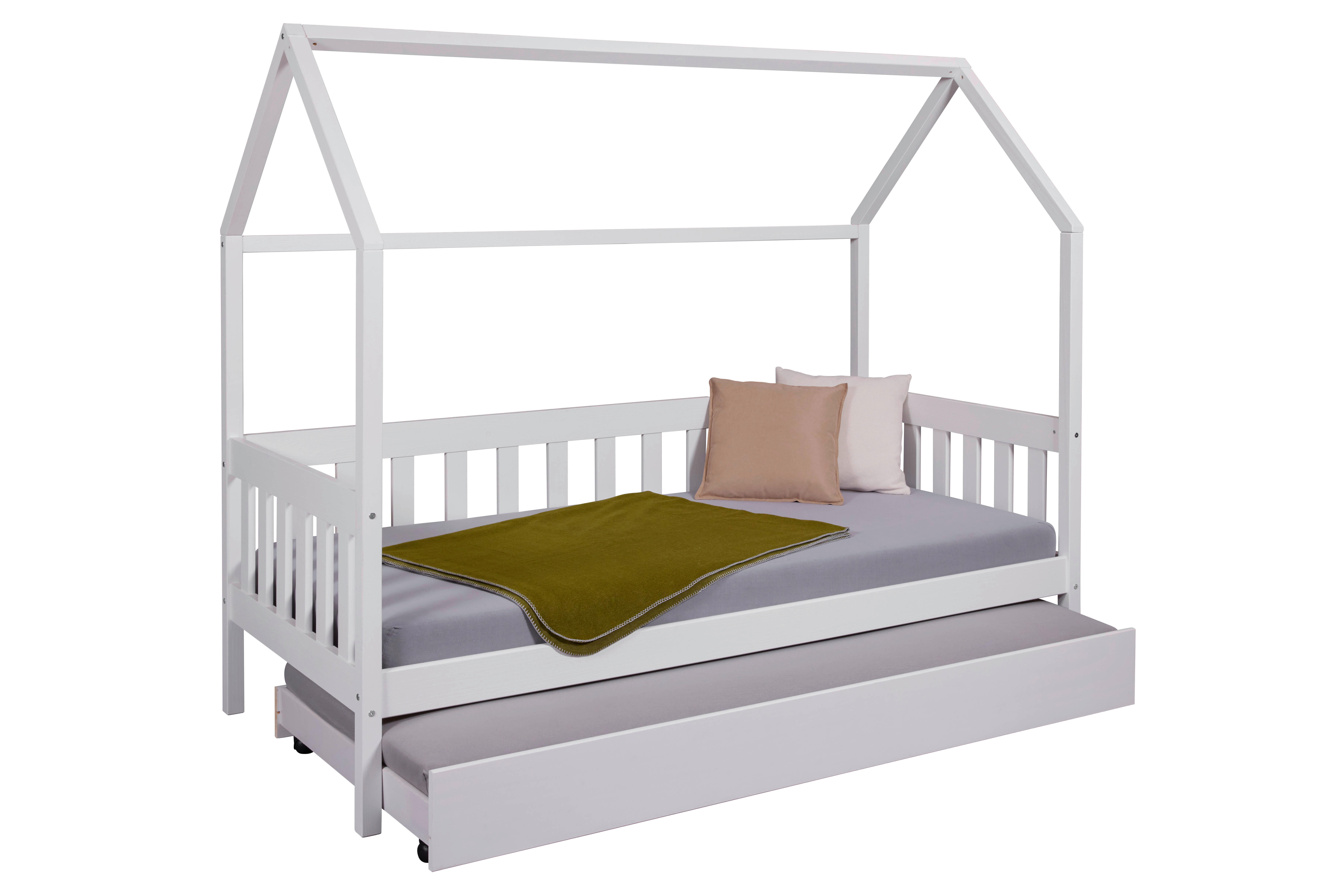 Kinderbett FUNKY HAUSBETT weiß FUNKY HAUSBETT - weiß (207,00/97,00/174,00cm) - Inter Link