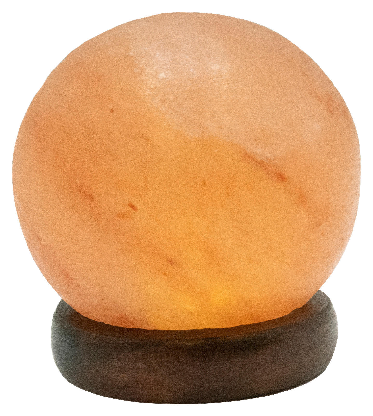 GLOBO LED-Salzkristallleuchte Stone 28307 natur Holz H/D: ca. 10x9 cm Stone - natur (9,00/10,00cm) - GLOBO