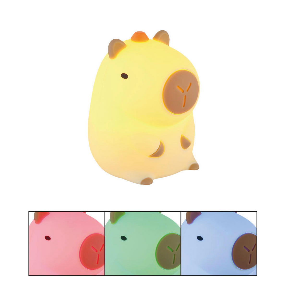 LED-Dekoleuchte Kunststoff B/H/T: ca. 10,8x9,1x12,2 cm LED-Dekoleuchte_Capybara - (10,80/9,10/12,20cm)