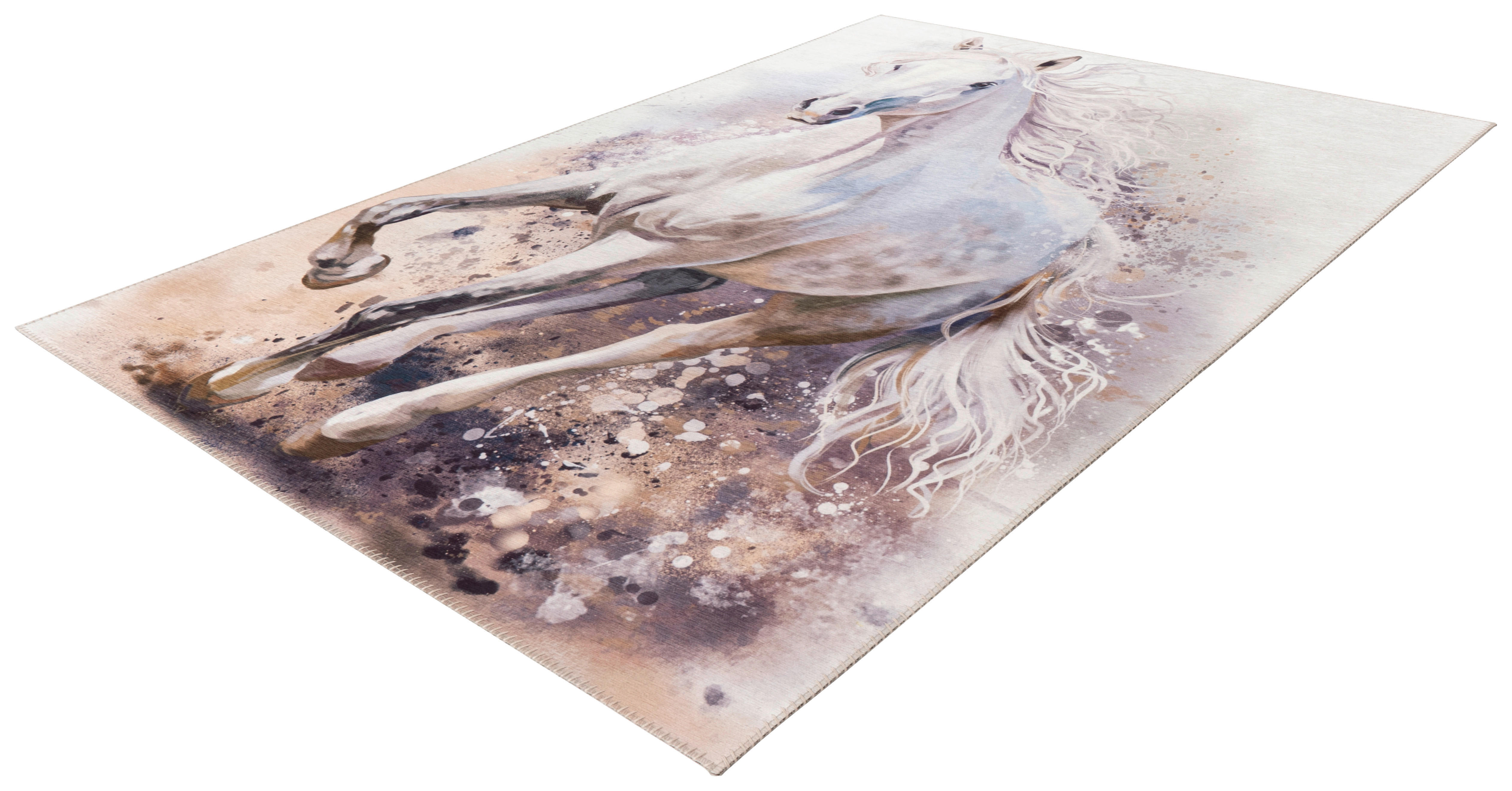 Obsession Teppich My Dream weiß B/L: ca. 160x230 cm My Dream - braun/weiß (160,00/230,00cm) - Obsession