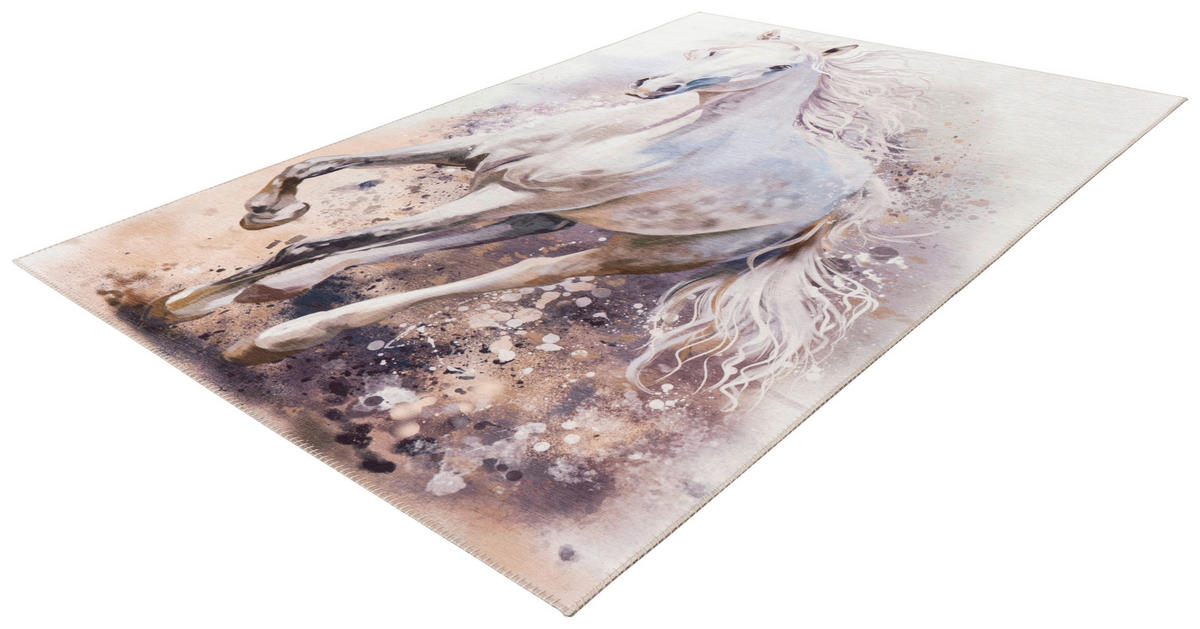 Obsession Teppich My Dream weiß B/L: ca. 160x230 cm My Dream - braun/weiß (160,00/230,00cm) - Obsession