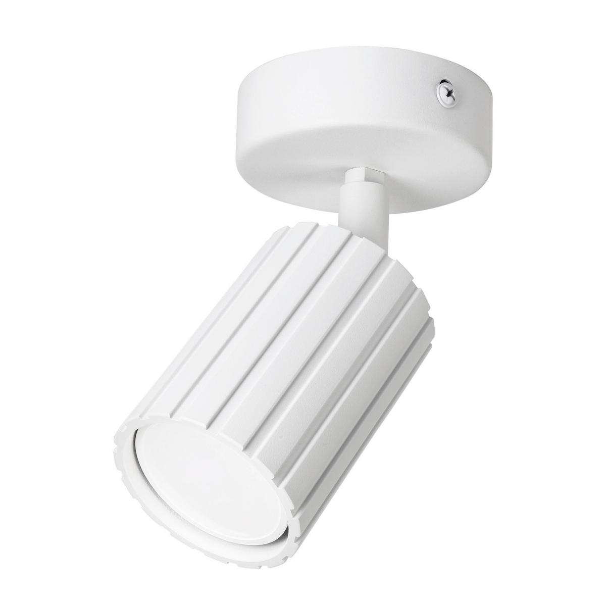 Lamkur Wandleuchte weiß Stahl B/H/L: ca. 8x16x8 cm GU10 1 Brennstellen Prisma - weiß (8,00/8,00/16,00cm) - Lamkur