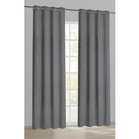 POCOline Ösenvorhang Cleo anthrazit B/L: ca. 140x240 cm Cleo - anthrazit (140,00/240,00cm) - POCOline