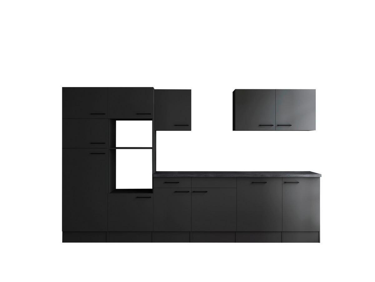 Küchenblock Oliver B/H/T: ca. 340x205x60 cm Oliver - granit/grau (340,00/205,00/60,00cm) - Respekta