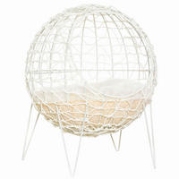 PawHut Katzenhaus weiß Kunststoff B/H/L: ca. 45x57x45 cm Katzenhaus - weiß (45,00/45,00/57,00cm) - PawHut