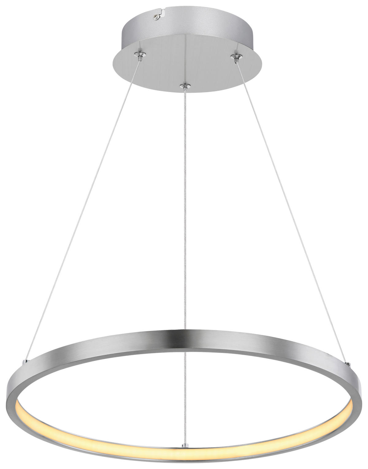GLOBO LED-Pendelleuchte RALPH 67192-19 nickel Metall Kunststoff H/D: ca. 120x38,5 cm 1.0 Brennstellen RALPH - nickel (38,50/120,00cm) - GLOBO