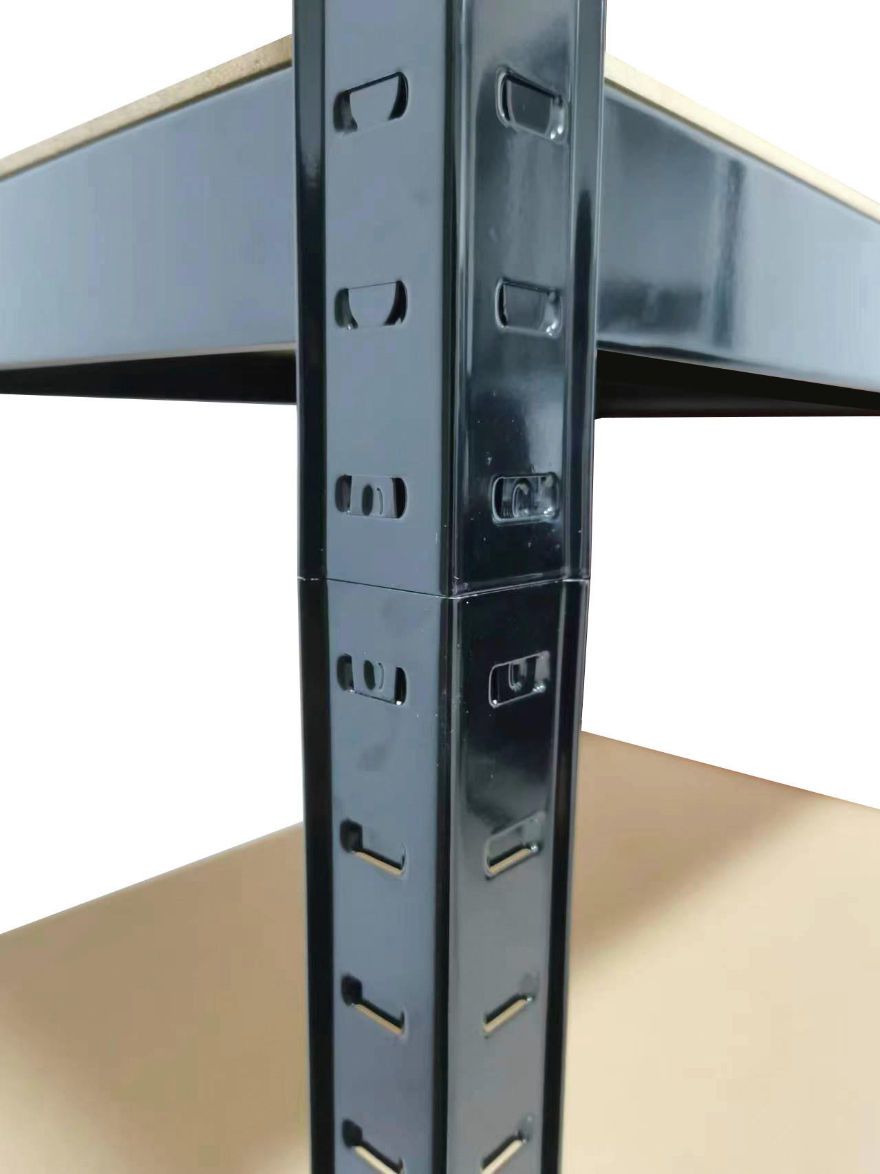 Schwerlaststeckregal schwarz B/H/T: ca. 90x180x60 cm Schwerlaststeckregal 180x90x60cm S - schwarz (90,00/180,00/60,00cm)