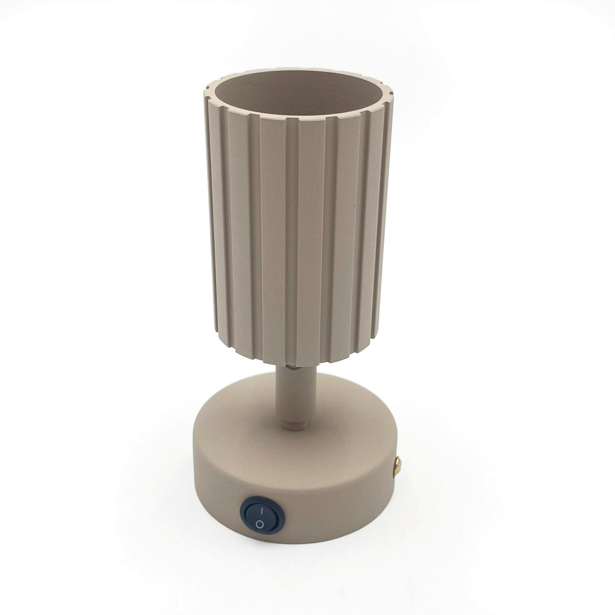 Lamkur Wandleuchte beige Stahl B/H/L: ca. 8x16x8 cm GU10 1 Brennstellen Prisma - beige (8,00/8,00/16,00cm) - Lamkur