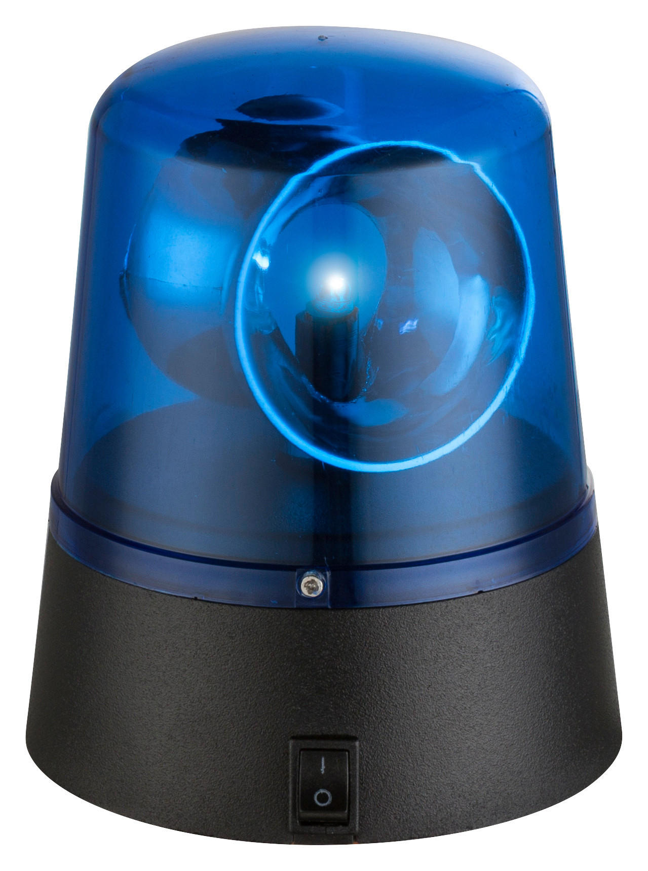 GLOBO Tischleuchte POLICE 28013 blau Kunststoff H/D: ca. 11x10 cm Tischleuchte_Police-Light 28013 - blau (10,00/11,00cm) - GLOBO