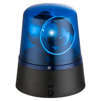 GLOBO Tischleuchte POLICE 28013 blau Kunststoff H/D: ca. 11x10 cm Tischleuchte_Police-Light 28013 - blau (10,00/11,00cm) - GLOBO
