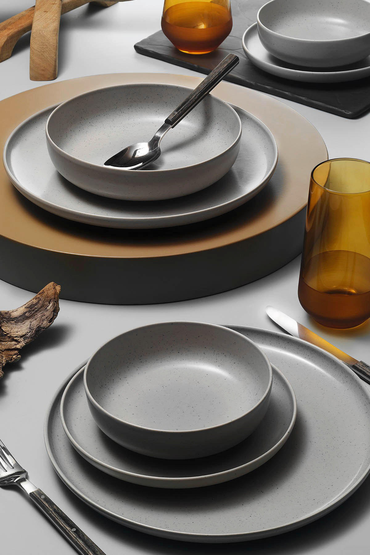 HermiaConcept Tafelservice Doncic multicolor Porzellan 16 tlg. Doncic - multicolor - HermiaConcept