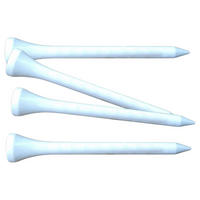 Grasekamp Golf Tees 500 Stück weiß Bambus B/H/L: ca. 0,5x70x70 cm 500 Stück - weiß (70,00/0,50/70,00cm) - Grasekamp