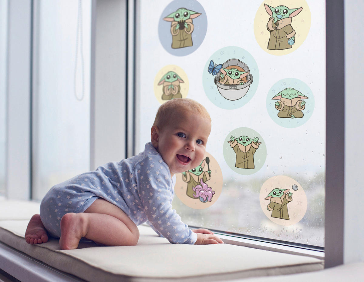 Komar Fenstersticker Grogu Padawan  Grogu Padawan B/L: ca. 30x30 cm Grogu Padawan - (30,00/30,00cm) - Komar