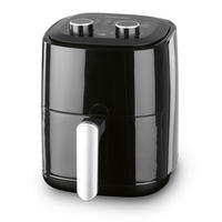 GOURMETmaxx Heißluftfritteuse schwarz Metall B/H/L: ca. 22,5x29,5x29 cm ca. 3,1 l Heißluftfritteuse 16446 - schwarz (29,00/22,50/29,50cm) - GOURMETmaxx