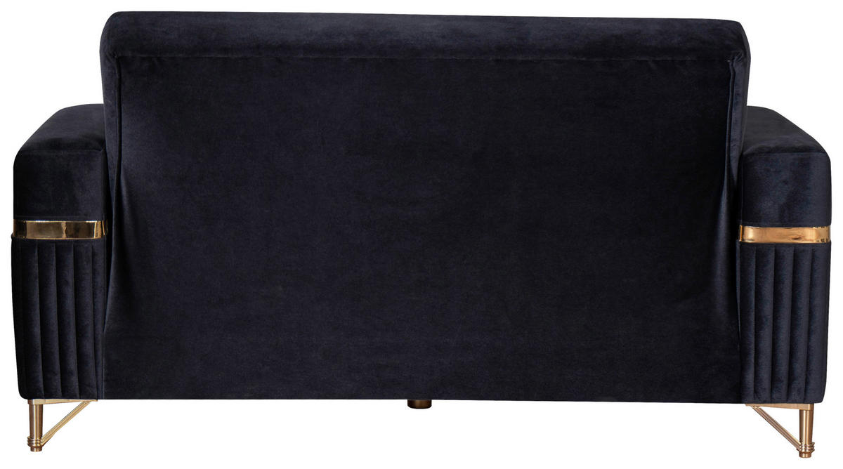 Sofa 3-2-1 Rhosus anthrazit Microfaser Rhosus - gold/anthrazit