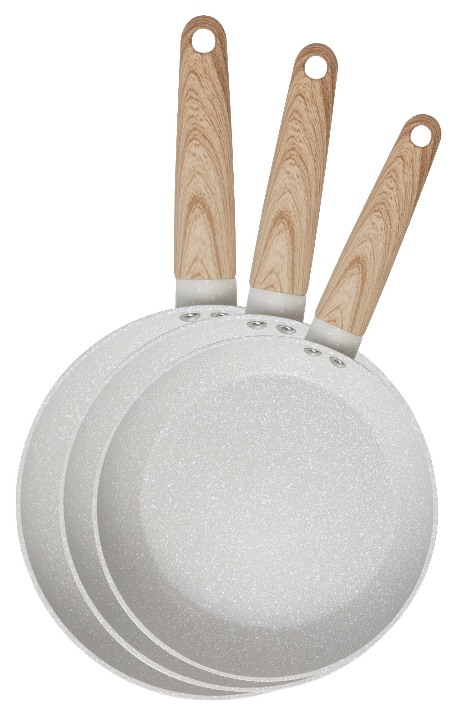 SAN IGNACIO Pfannenset ACACIA weiß Aluminium ACACIA - weiß - SAN IGNACIO