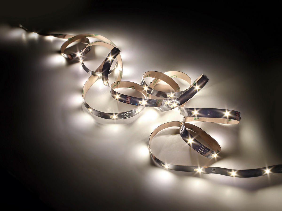 Lichtband schwarz Kunststoff B/L: ca. 1x500 cm LED-Lichtband_Chip - schwarz (1,00/500,00cm)