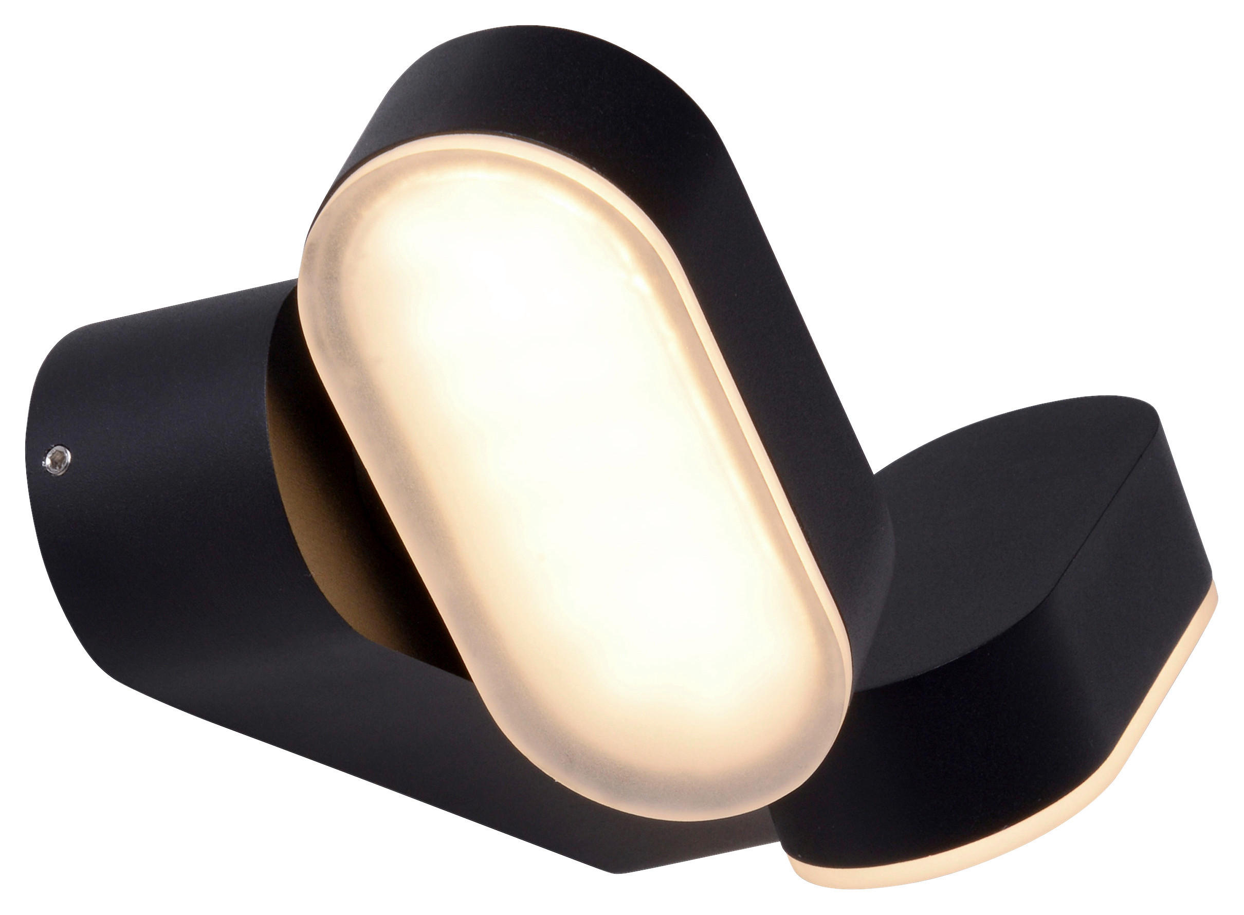 Außenwandleuchte 1061622 schwarz B/H/L: ca. 10x5,4x23 cm LED Außenwandleuchte "Motus" - schwarz (23,00/10,00/5,40cm) - Näve Leuchten