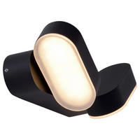 Außenwandleuchte 1061622 schwarz B/H/L: ca. 10x5,4x23 cm LED Außenwandleuchte "Motus" - schwarz (23,00/10,00/5,40cm) - Näve Leuchten