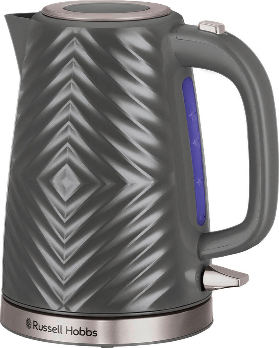 Russell Hobbs Wasserkocher grau Kunststoff B/H/L: ca. 22x24x22 cm ca. 1,7 l 26382-70/RH - grau (22,00/22,00/24,00cm) - Russell Hobbs