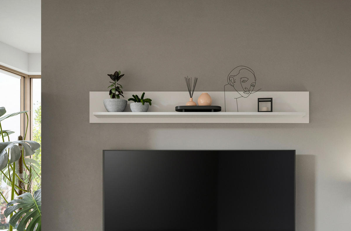 Wandboard Jam weiß B/H/T: ca. 140x20x15 cm Jam - weiß (140,00/20,00/15,00cm) - xonox.home