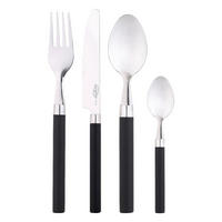 SAN IGNACIO Besteckset Funny black schwarz Edelstahl 24 tlg. Funny black - schwarz - SAN IGNACIO