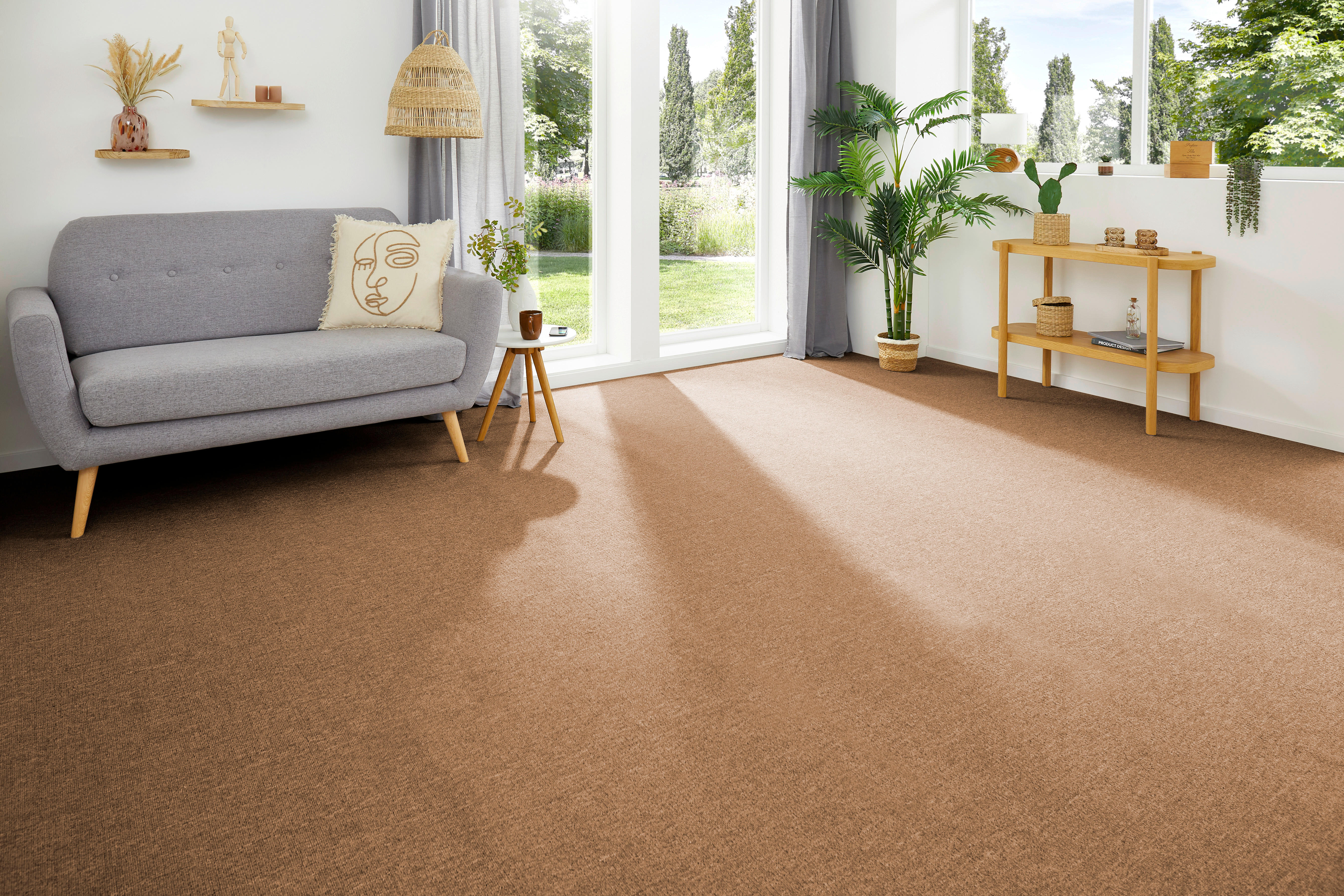 Teppichboden Mirabell Cognac B/L: ca. 200x300 cm pro Stück Mirabell - Cognac (200,00/300,00cm)