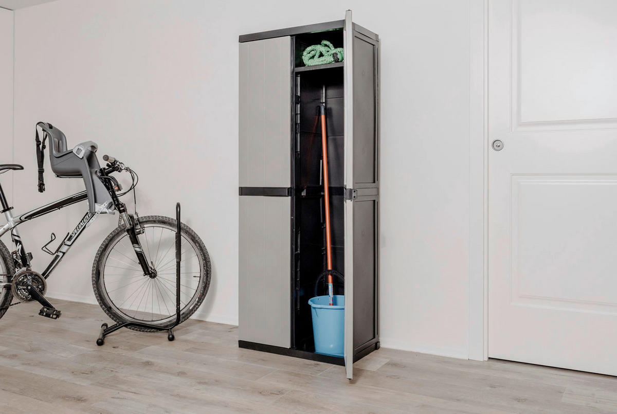 DEA Kunststoffschrank B/H/T: ca. 65x165x37 cm Kunstst.-Schrank_Bios_Midi_Utility - (65,00/165,00/37,00cm) - DEA
