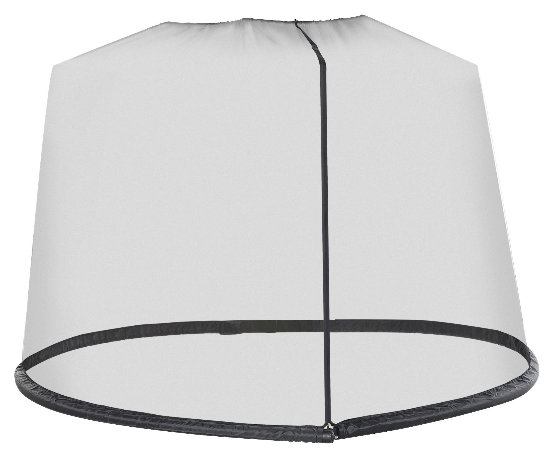 Outsunny Moskitonetz für Sonnenschirm schwarz Kunststoff H/D: ca. 230x300 cm Moskitonetz_für_Sonnenschirm - schwarz (300,00/230,00cm) - Outsunny