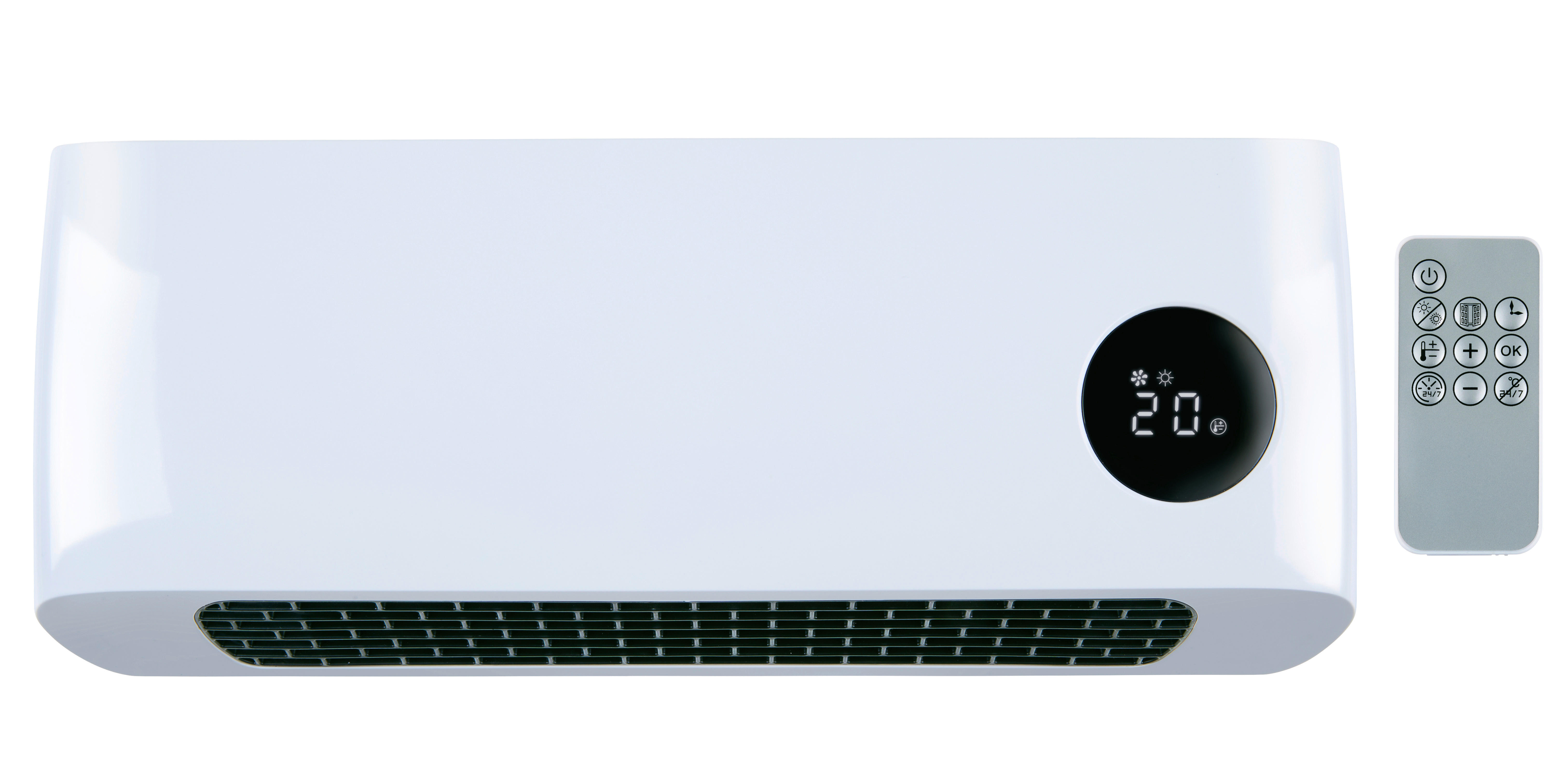 Alpina Heizlüfter weiß ca. 1000 W PTC-Wand-Heizlüfter - weiß - Alpina