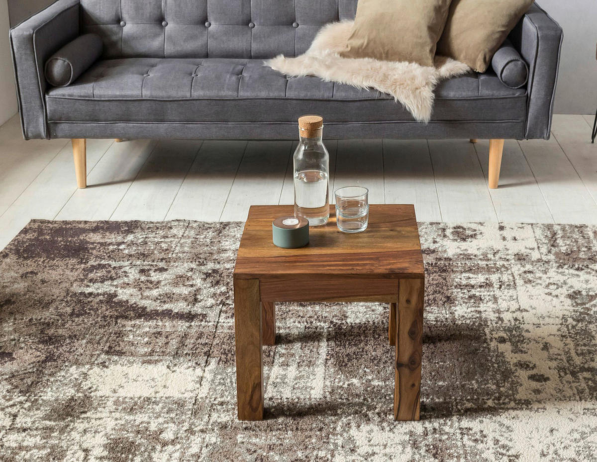 Couchtisch natur B/H/T: ca. 45x40x45 cm Couchtisch - natur (45,00/40,00/45,00cm) - Wohnling